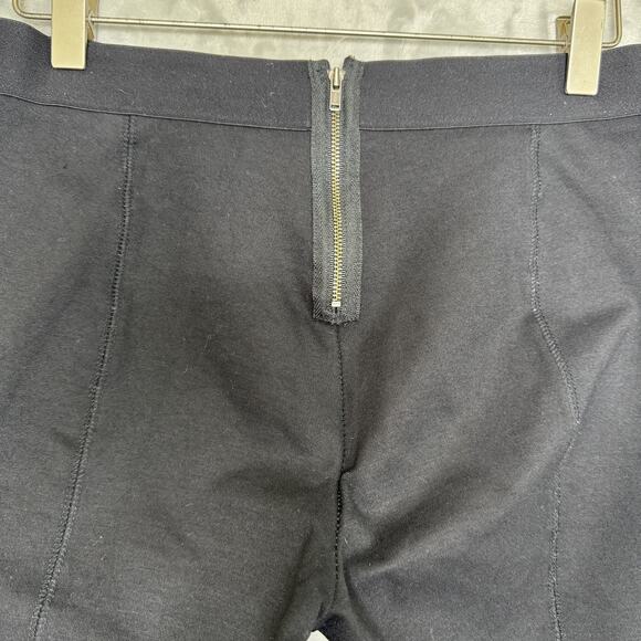 J Crew Pants Womens 6 Black Ponte Knit Stretch Pull On Slim Career Capsule - Picture 4 of 13
